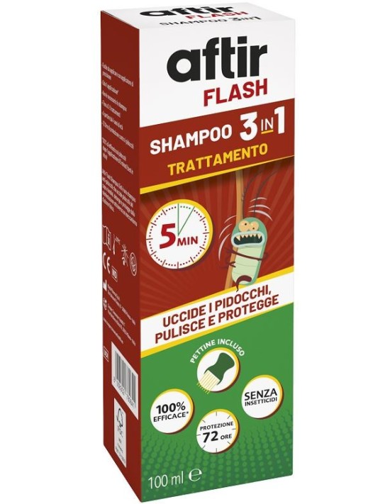 Aftir flash shampoo 3 in 1 100 ml