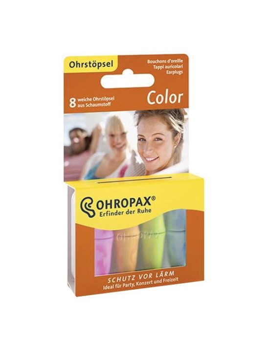 Ohropax tappi auricolare color 8 pezzi