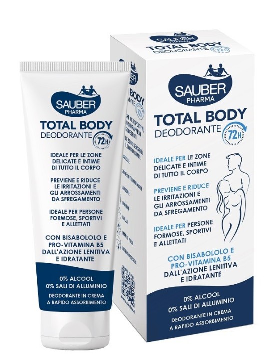 Sauber deo total body crema 75 ml