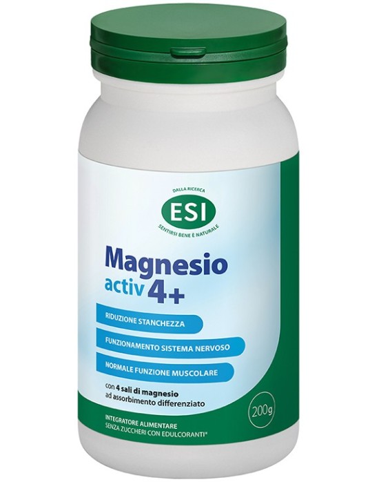 Esi magnesio activ 4+ 200 g senza...