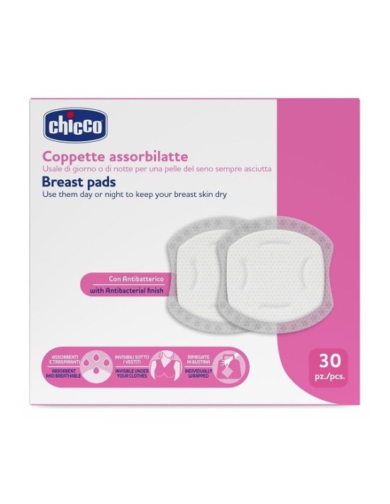 Chicco coppette assorbilatte 30 pezzi...