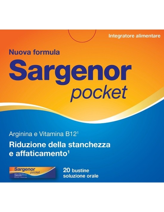 Sargenor pocket 20 bustine da 5 ml