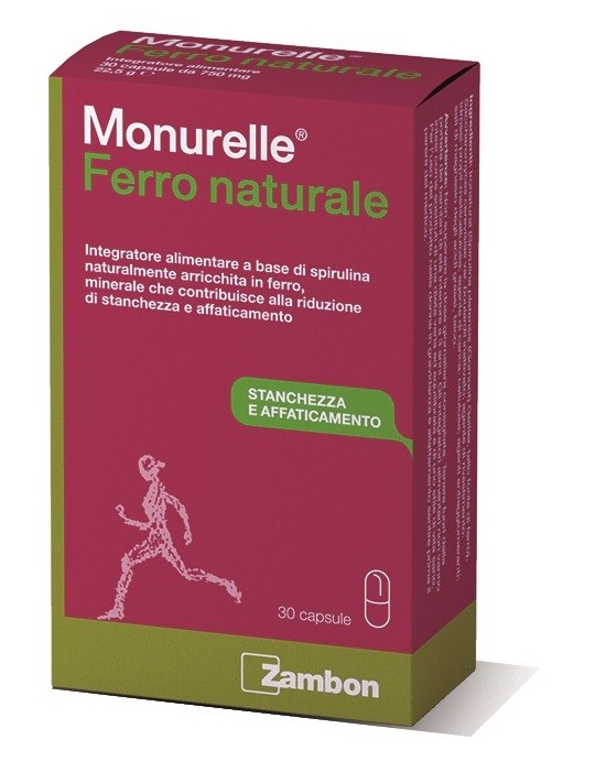 Monurelle ferro naturale 30 capsule
