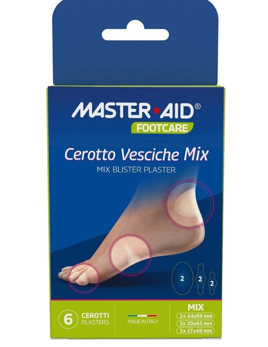 Cerotto vesciche footcare mix 6 pezzi