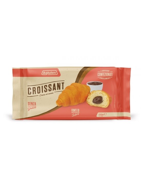Agluten croissant crema cacao 4 pezzi...