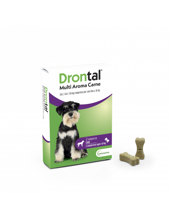 Drontal Multi Aroma Carne 2 Cpr Cani