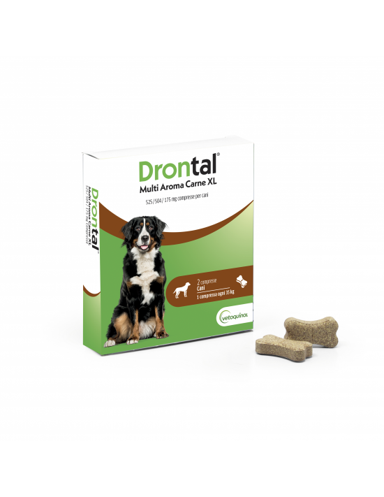 Drontal Multi Aroma Carne Xl 2 Cpr...