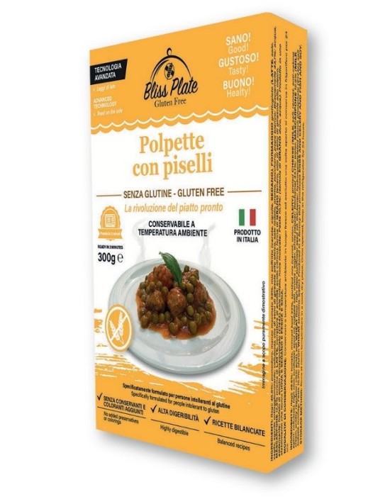 Bliss plate polpette con piselli 300 g
