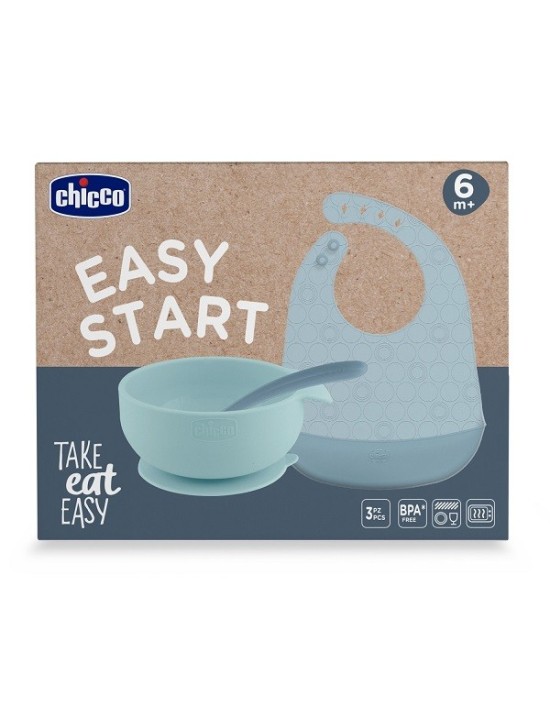 Chicco easy start set pappa silicone...