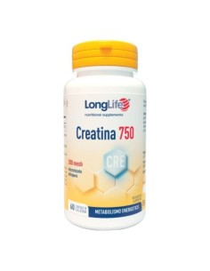 Longlife creatina 750mg 60...