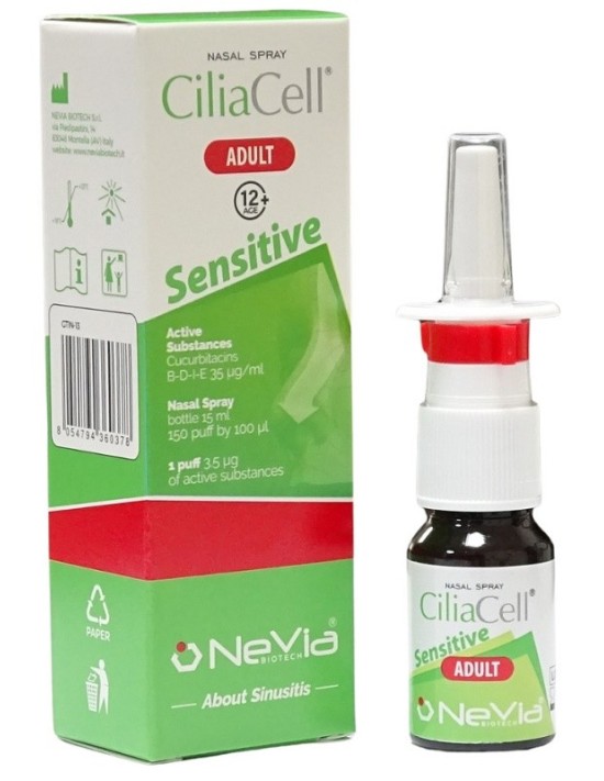 Ciliacell nasal spray adult sensitive...