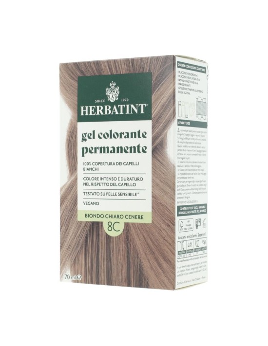 Herbatint 8c biondo chiaro cenere 170 ml