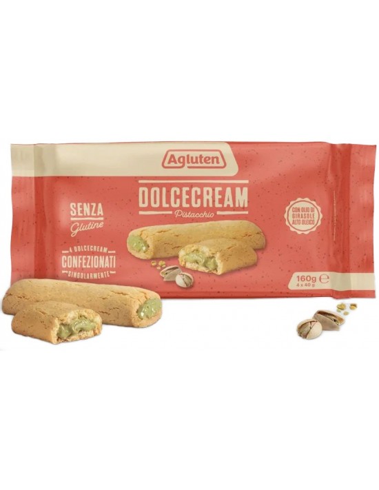 Agluten Dolcecream Pistacchio 4 X 40 G