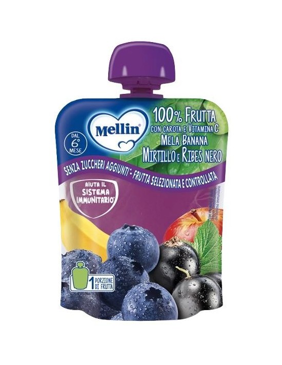 Mellin Pouch Mirtillo/ribes 90 G