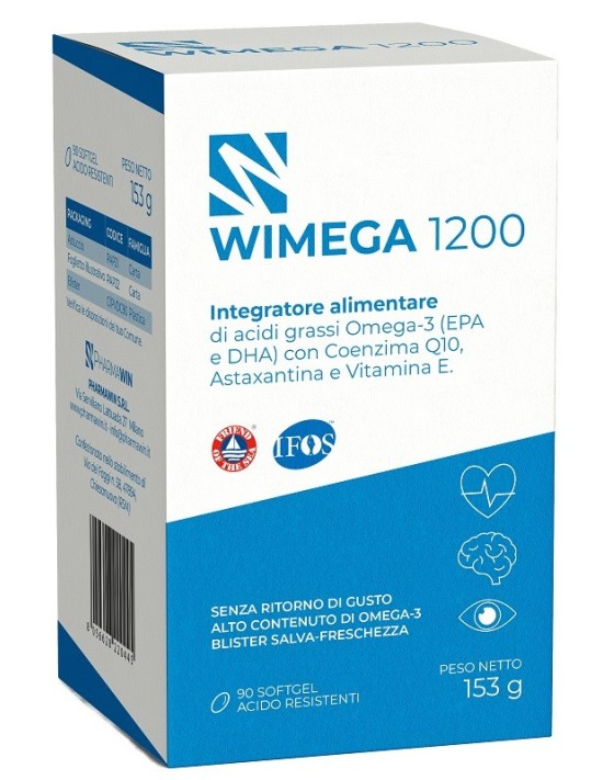 Wimega 1200 90 softgel acido resistenti