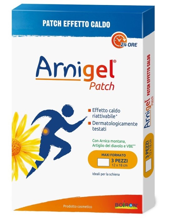 Arnigel patch schiena 12x18cm 3 pezzi