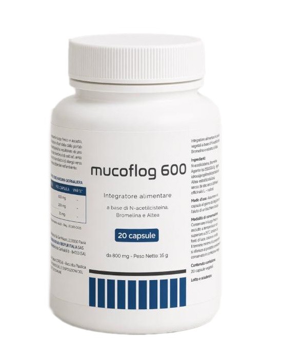 Mucoflog 600 20 capsule 800 mg
