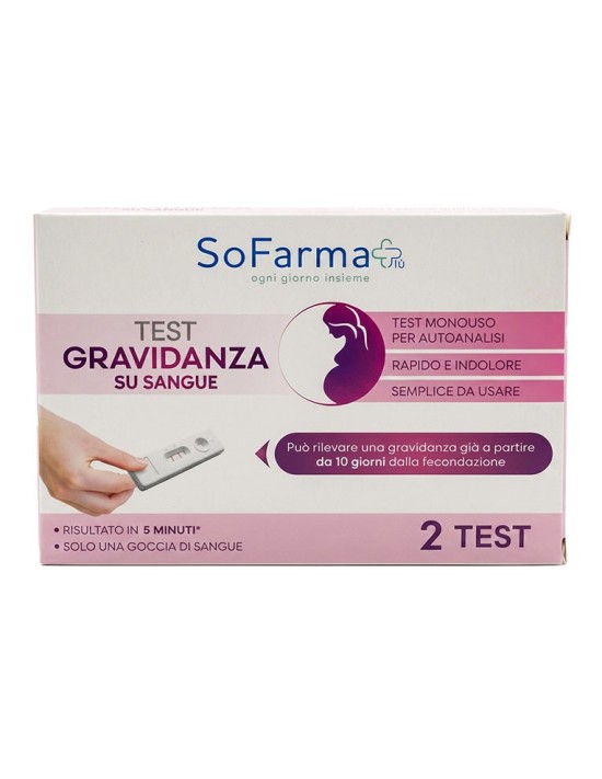 Test gravidanza su sangue sofarmapiu'...