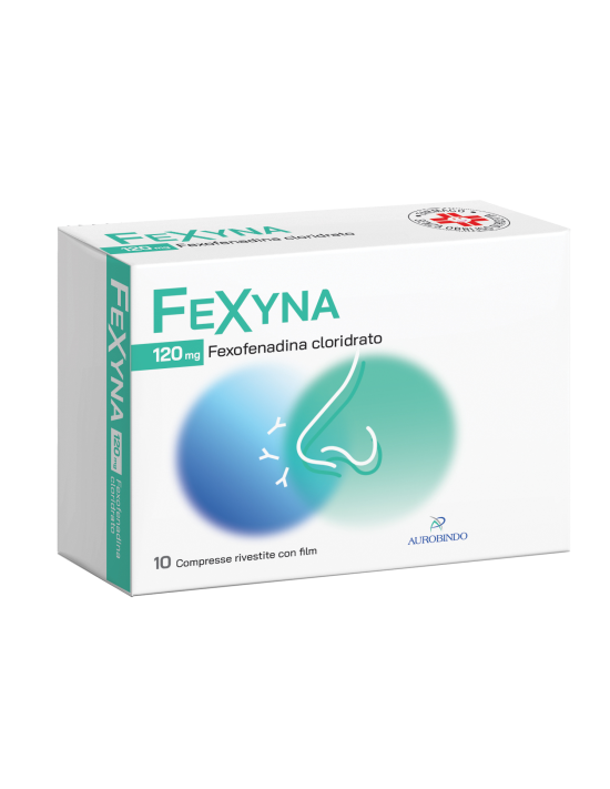 Fexyna 10 compresse rivestite 120 mg
