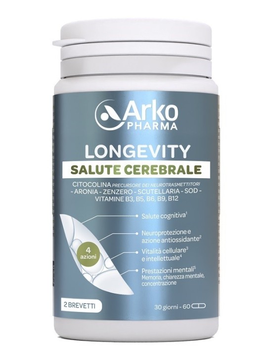Longevity salute cerebrale 60 capsule...