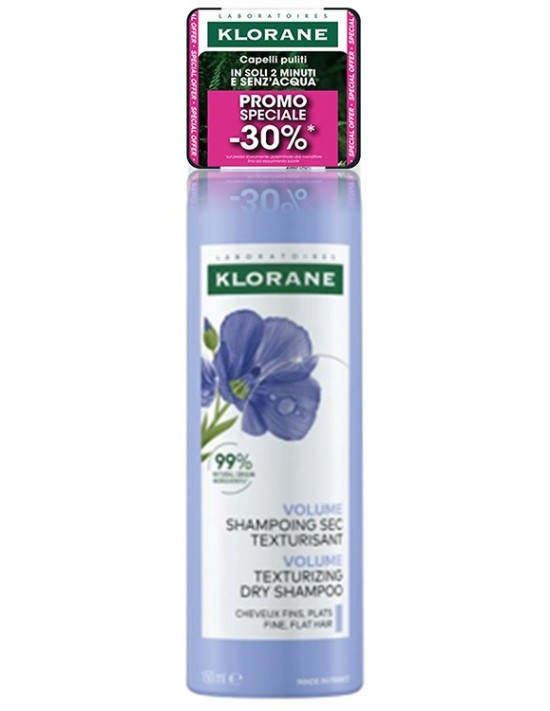 Klorane shampoo secco lino 150 ml...