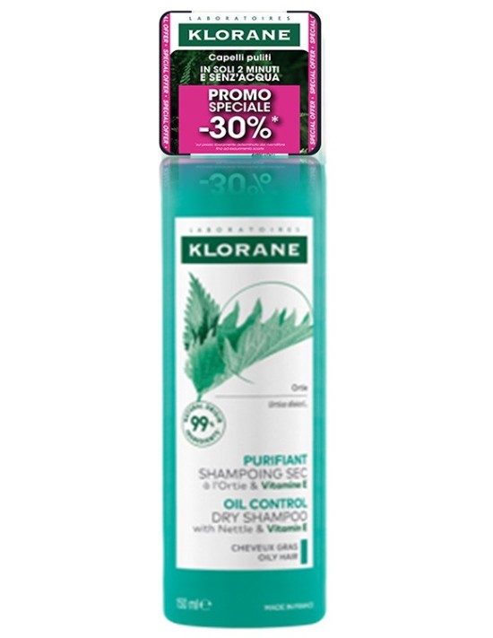 Klorane shampoo secco ortica 150 ml...