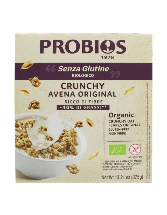 Probios crunchy avena original 375 g...