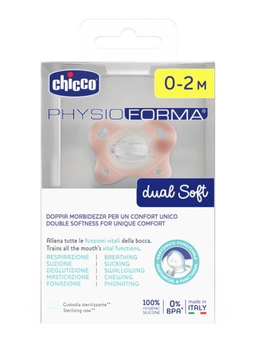 Chicco dual soft rosa 0-2 1 pezzo