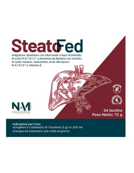 Steatofed 24 bustine da 3 g con...