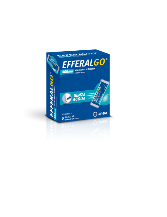 Efferalgo orale grat 8 bustine 500 mg