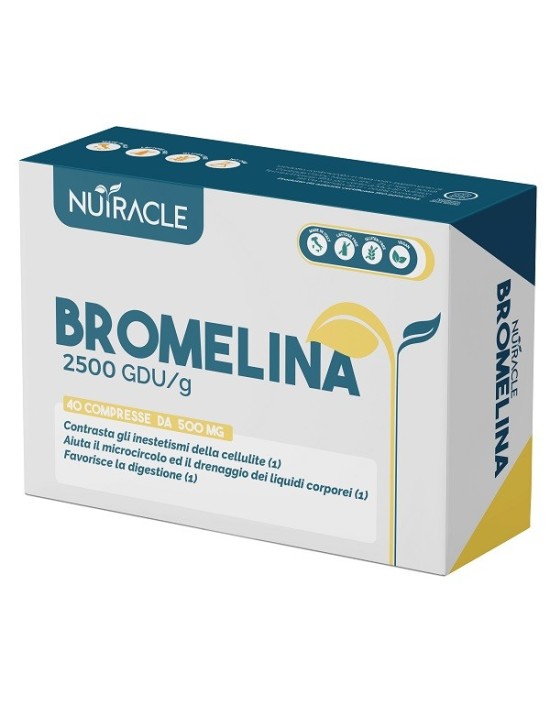 Nutracle bromelina 40 compresse da...