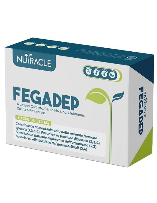 Nutracle fegadep 40 compresse da 550 mg