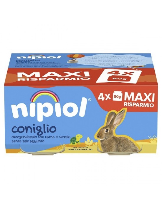 Nipiol Omogeneizzato Coniglio 80 G 2...