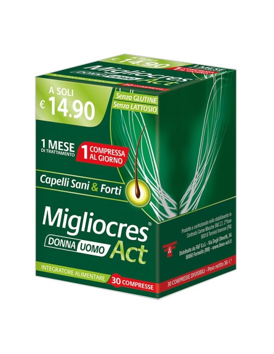 Migliocres Act 30 Compresse Divisibili