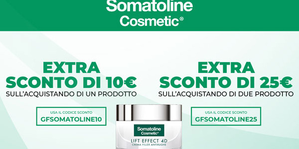 PROMO SOMATOLINE SETTEMBRE 2021