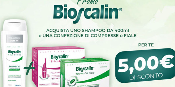 Promo Bioscalin: per te 5€ di sconto
