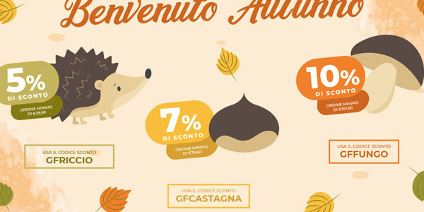 PROMO BENVENUTO AUTUNNO 2022