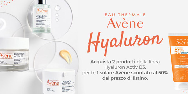 PROMO LINEA HYALURON ACTIV B3 DI AVÈNE 
