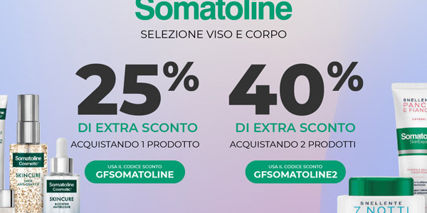 PROMO SOMATOLINE OTTOBRE 2023