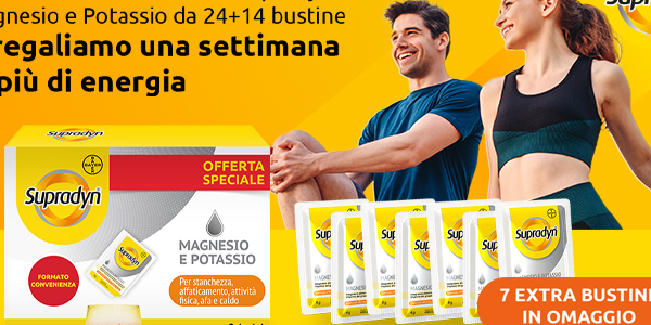 Con Supradyn Magnesio e Potassio ricevi un omaggio