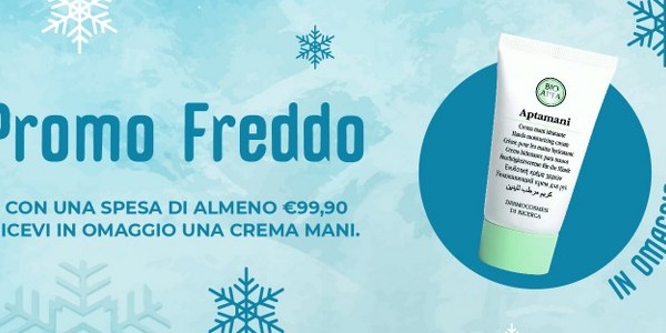 Proteggiti dal freddo con la crema mani in omaggio