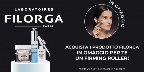 Promo Filorga in Omaggio un Firming Roller Viso 