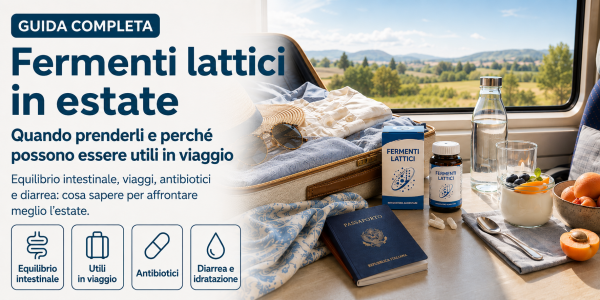 Fermenti lattici in estate: quando prenderli e perché possono essere utili in viaggio