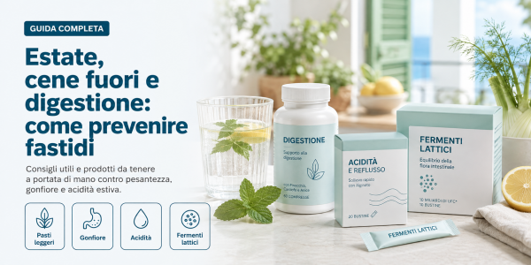 Estate, cene fuori e digestione: come prevenire i fastidi