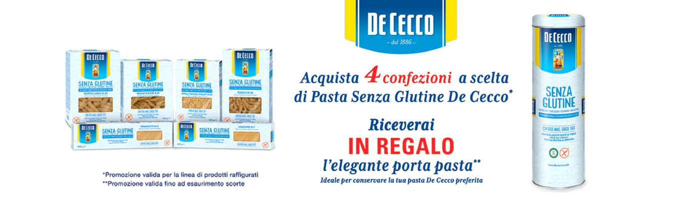 PROMO DE CECCO GLUTEN FREE