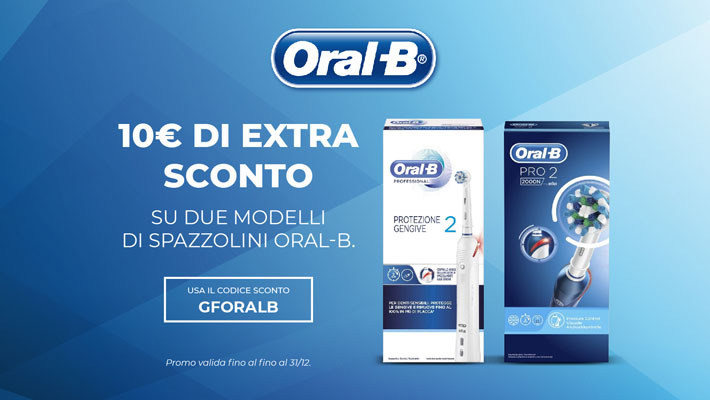 PROMO ORAL-B SCONTO 10 EURO