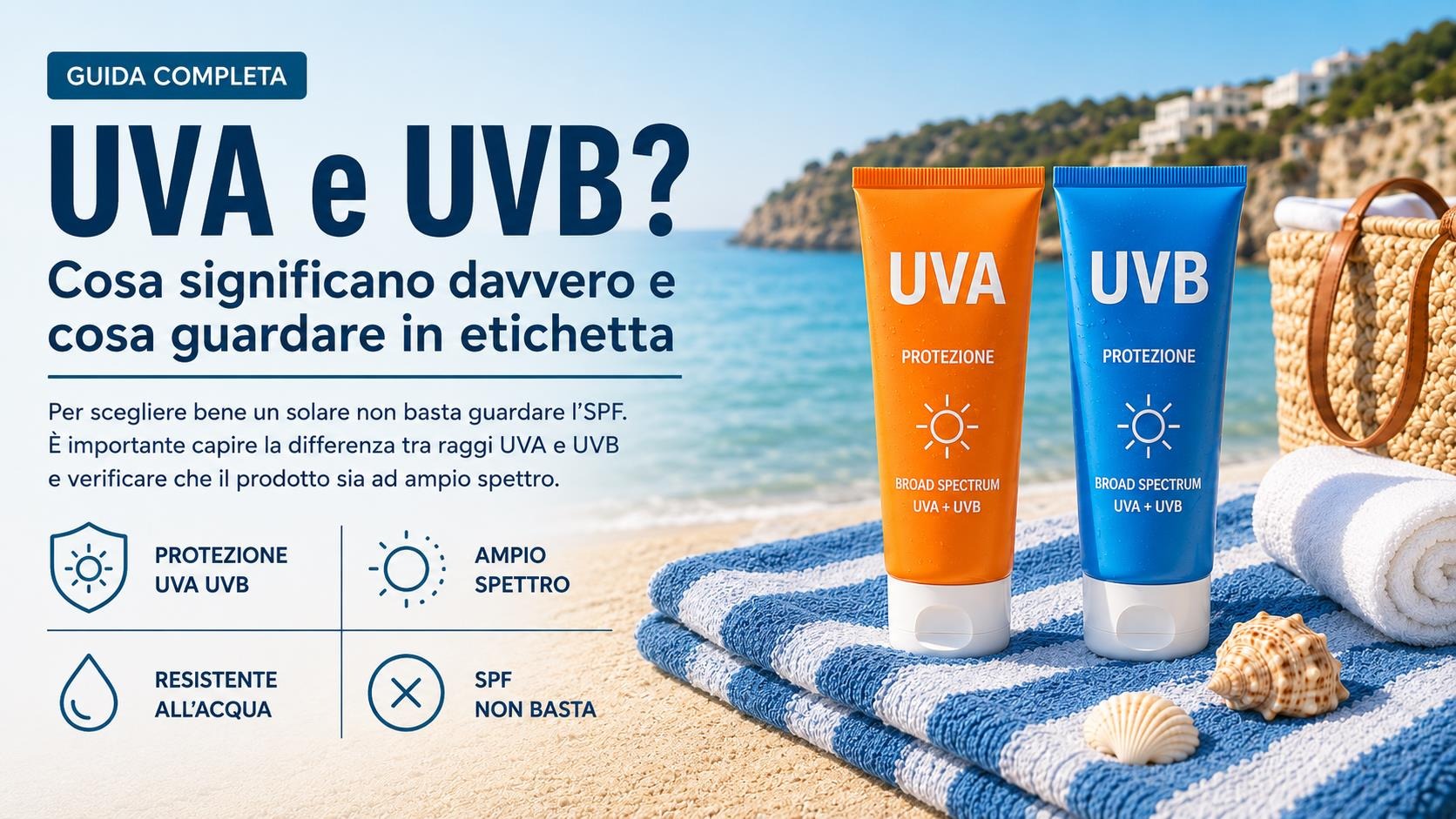 UVA e UVB: cosa significano davvero e cosa guardare in etichetta