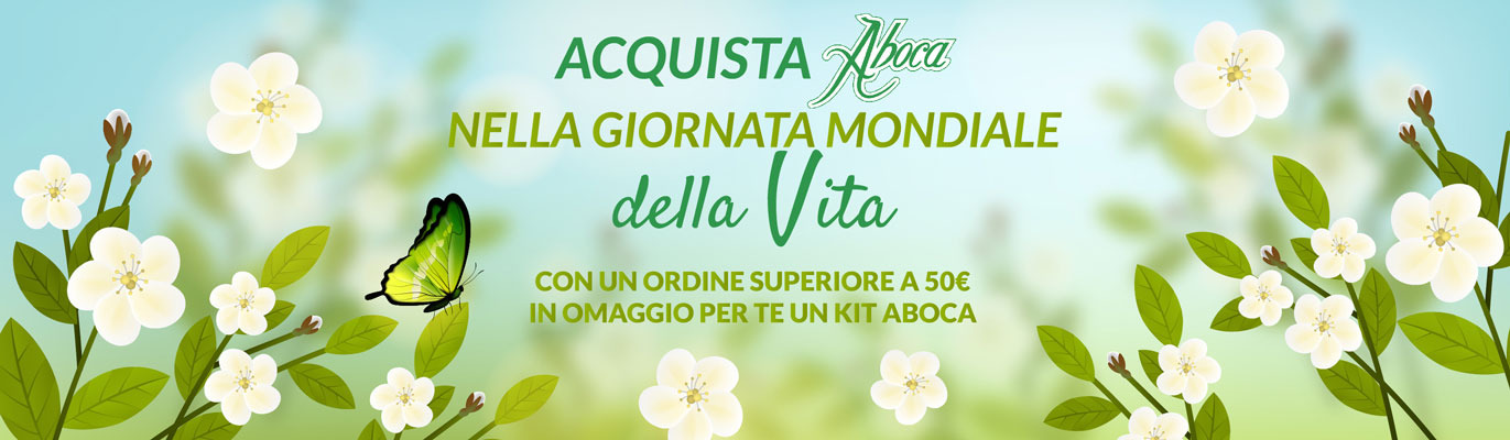 GIORNATA MONDIALE DELLA VITA + ABOCA: Kit viaggio in omaggio